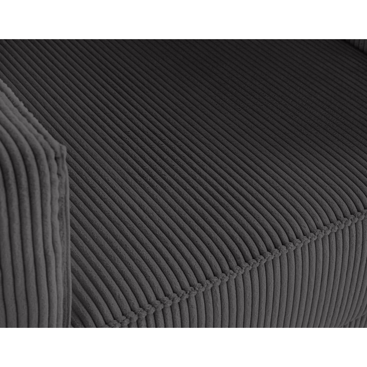 LISA DESIGN Charlie - fauteuil - pieds hauts - en velours côtelé