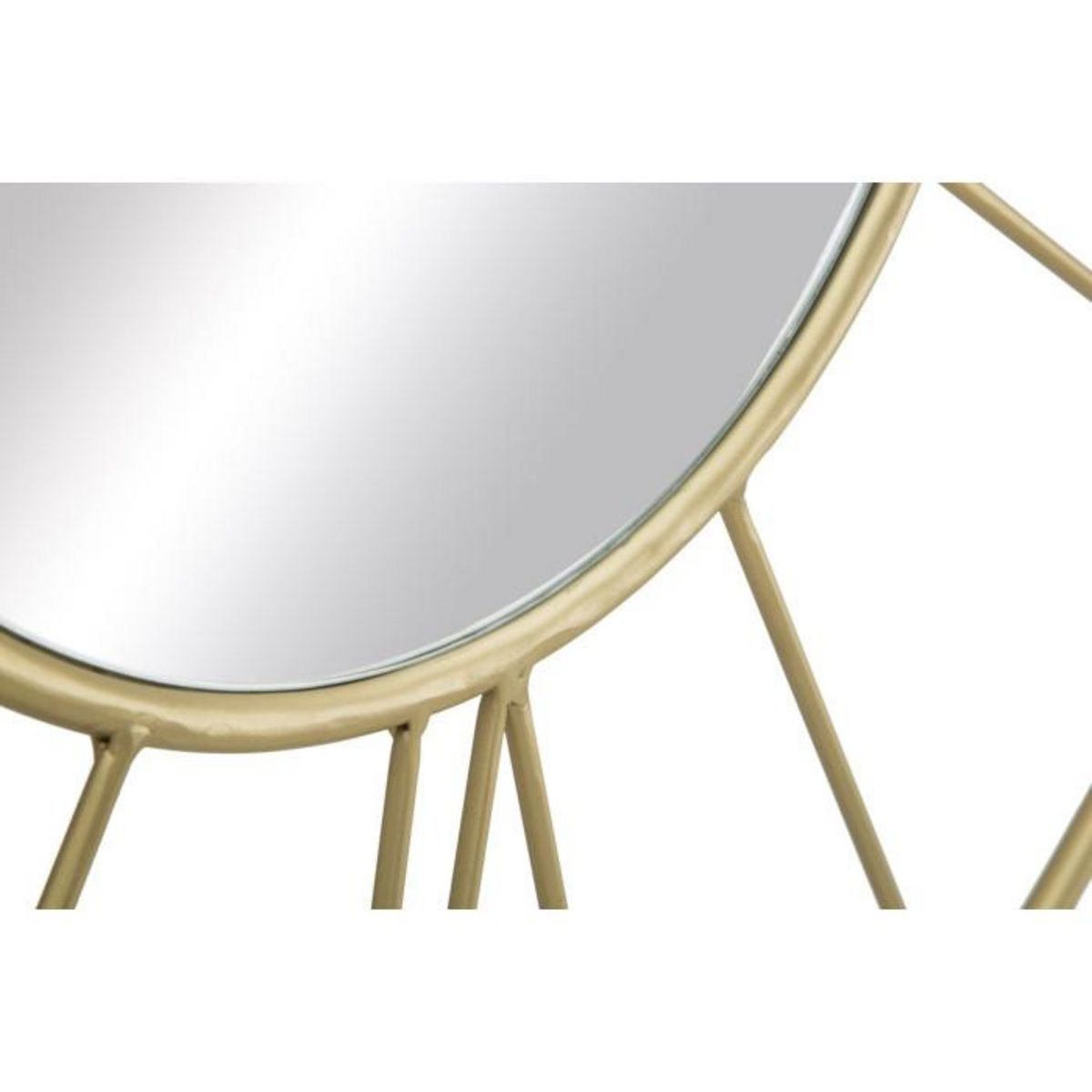 Paris Prix Horloge Murale Avec Miroir  Glam Stick  80cm Or