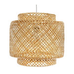 ATMOSPHERA Lampe Suspension Bambou  Liby  40cm Naturel