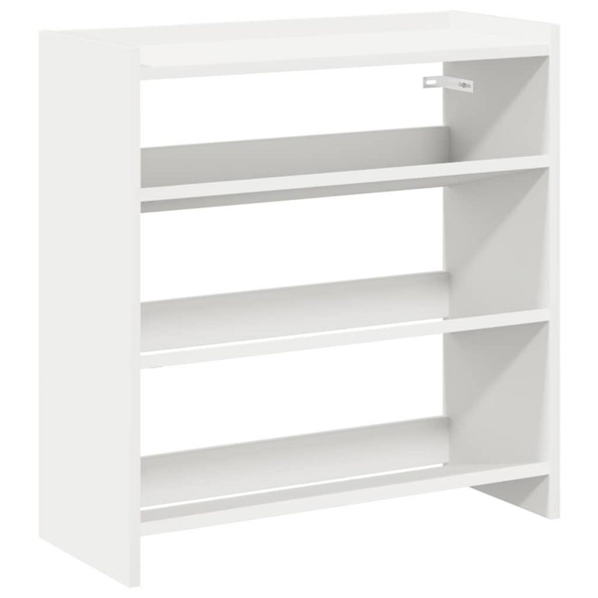 VIDAXL Etagere a chaussures blanc 60x25x62 cm bois d'ingenierie