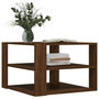 Voir la diapositive 3 : VIDAXL Table basse chene marron 59,5x59,5x40 cm bois d'ingenierie