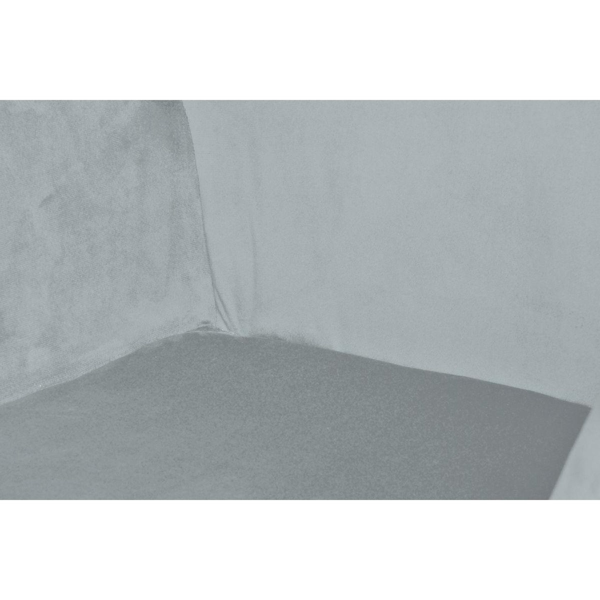 Voir la diapositive 3 : Paris Prix Chaise design en velours  eliot  87cm gris
