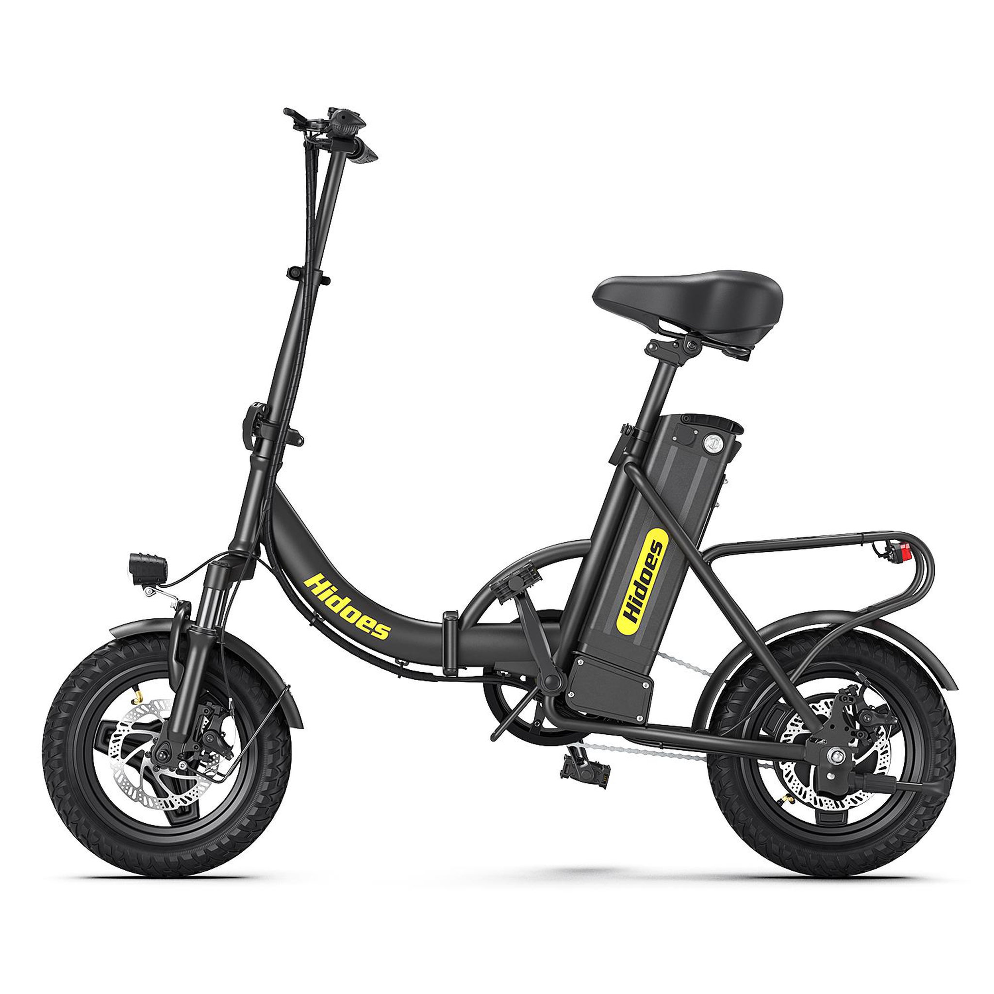 HIDOES Vélo électrique pliable Hidoes C5, batterie amovible 36 V 10,4 Ah, 25 km/h, 14 pouces, noir