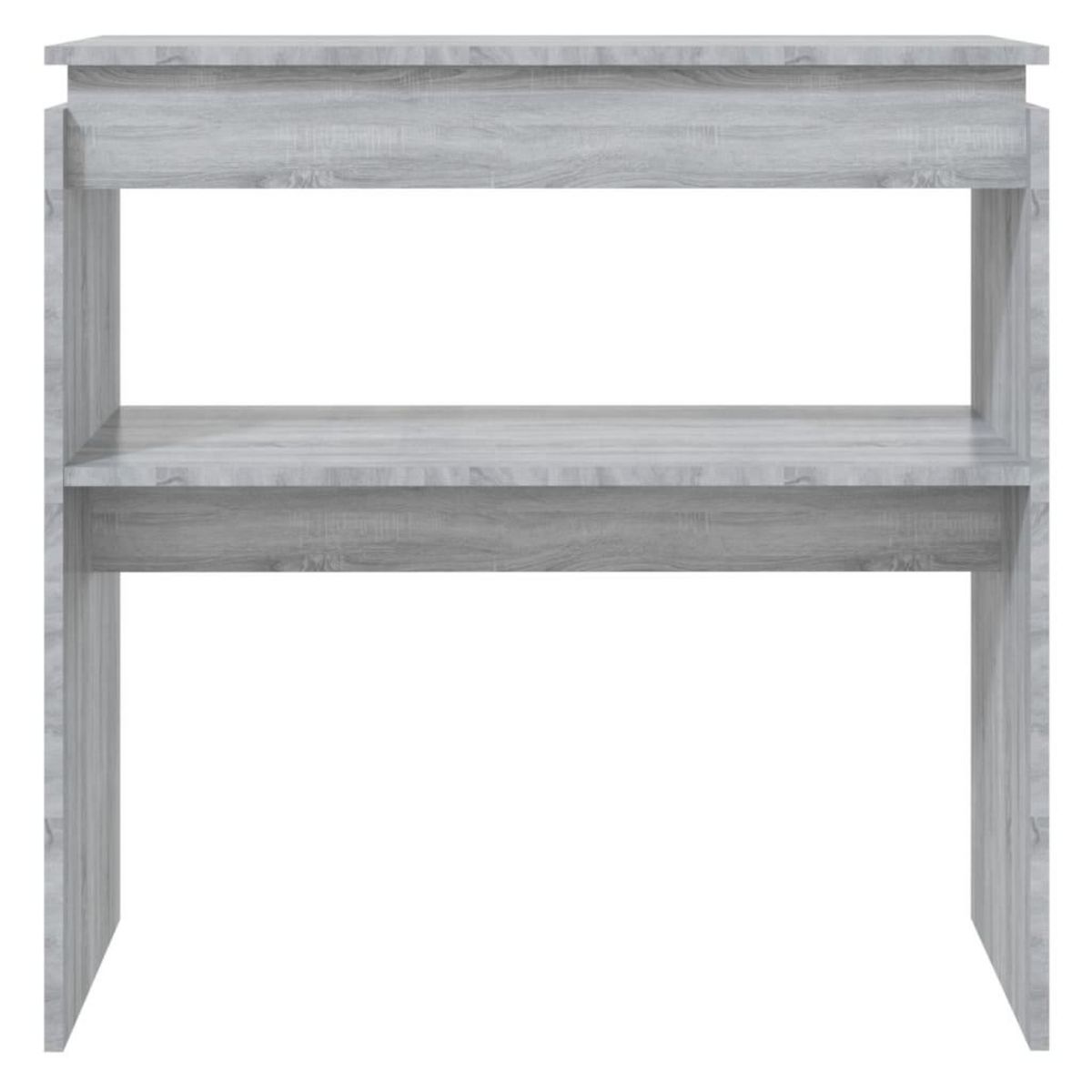 VIDAXL Table console Sonoma gris 80x30x80 cm Bois d'ingenierie