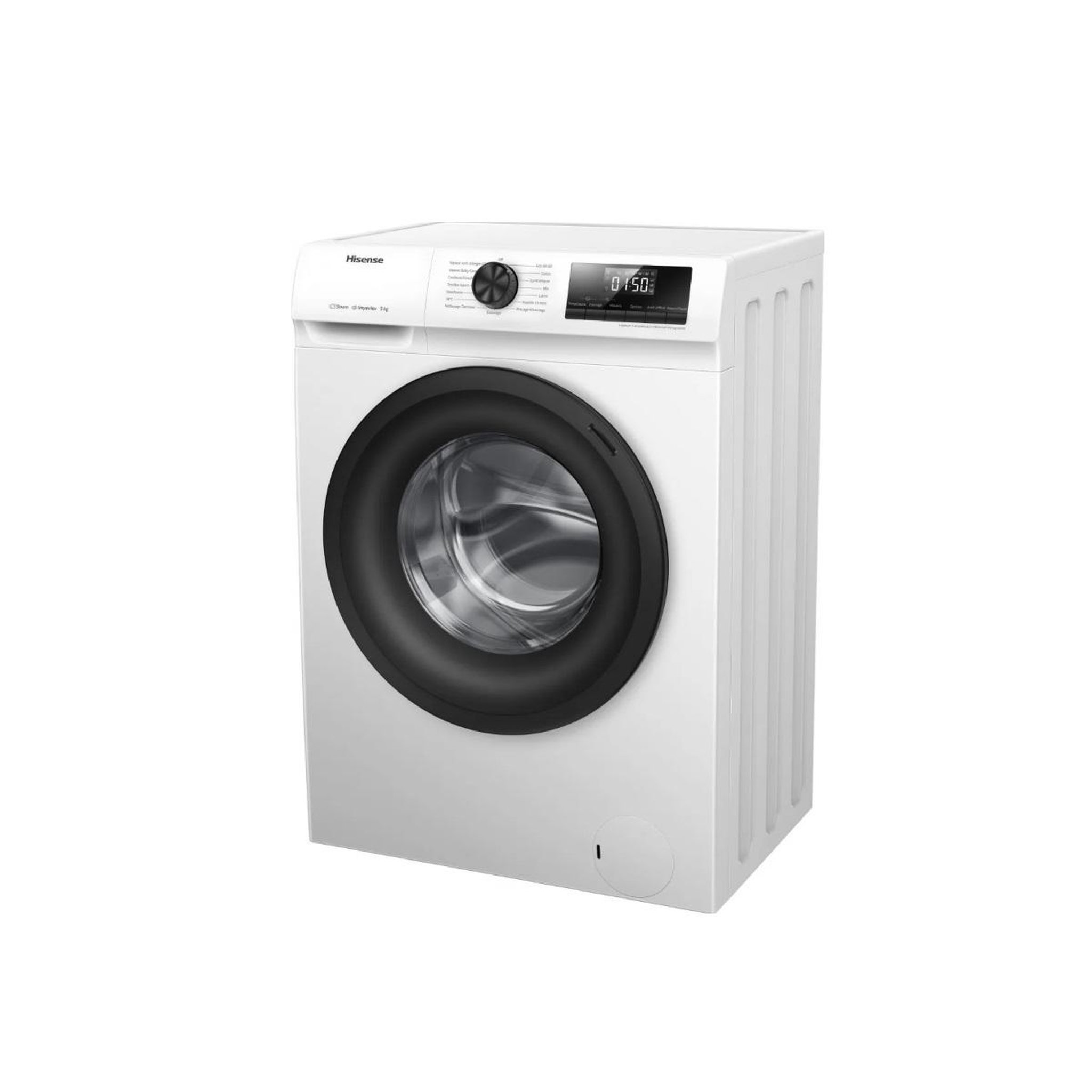 Voir la diapositive 4 : Hisense Lave-linge frontal 9 kg 1400 tours/min - wfqp901418vm