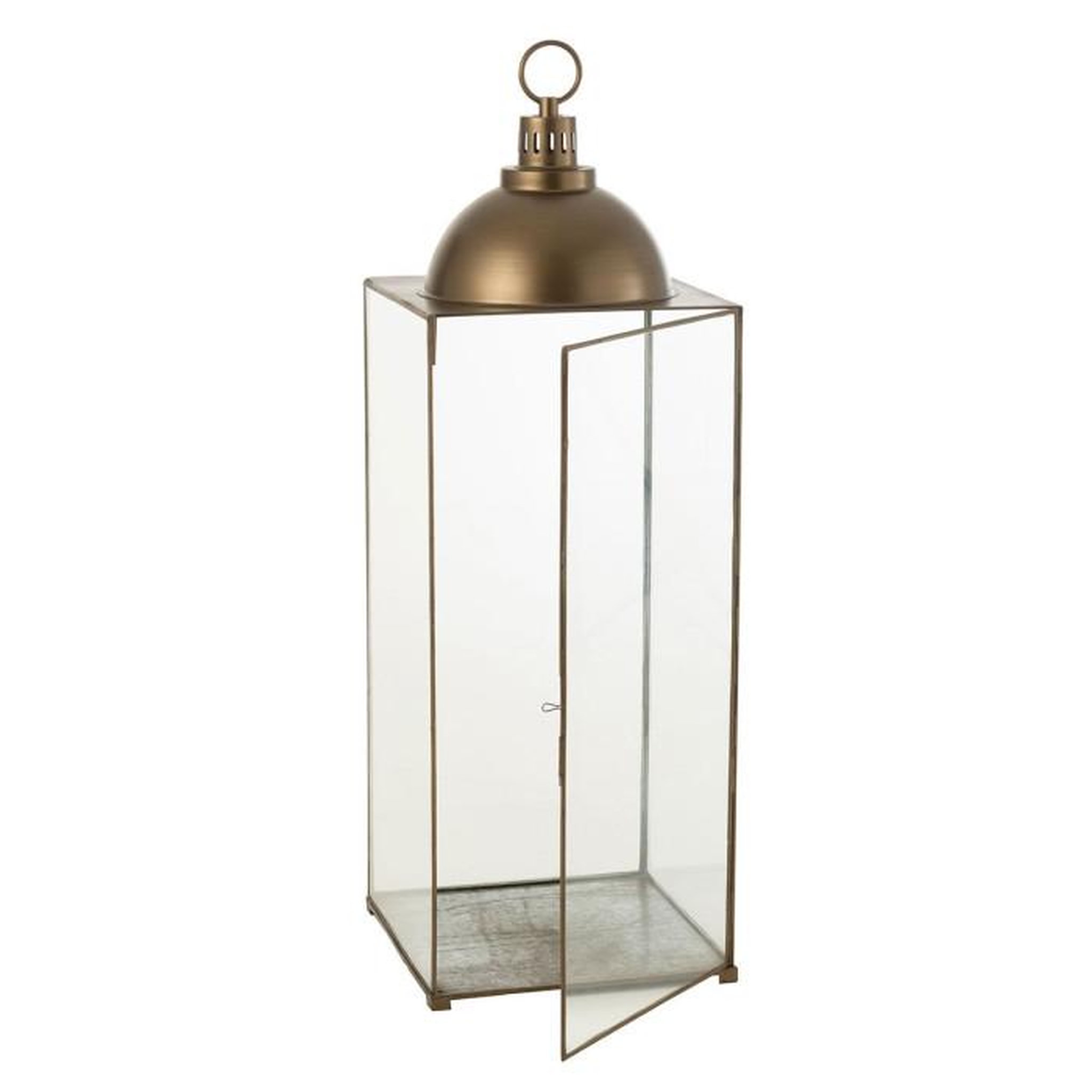 Voir la diapositive 2 : Paris Prix Lanterne Design en Verre  Hagrid  121cm Bronze
