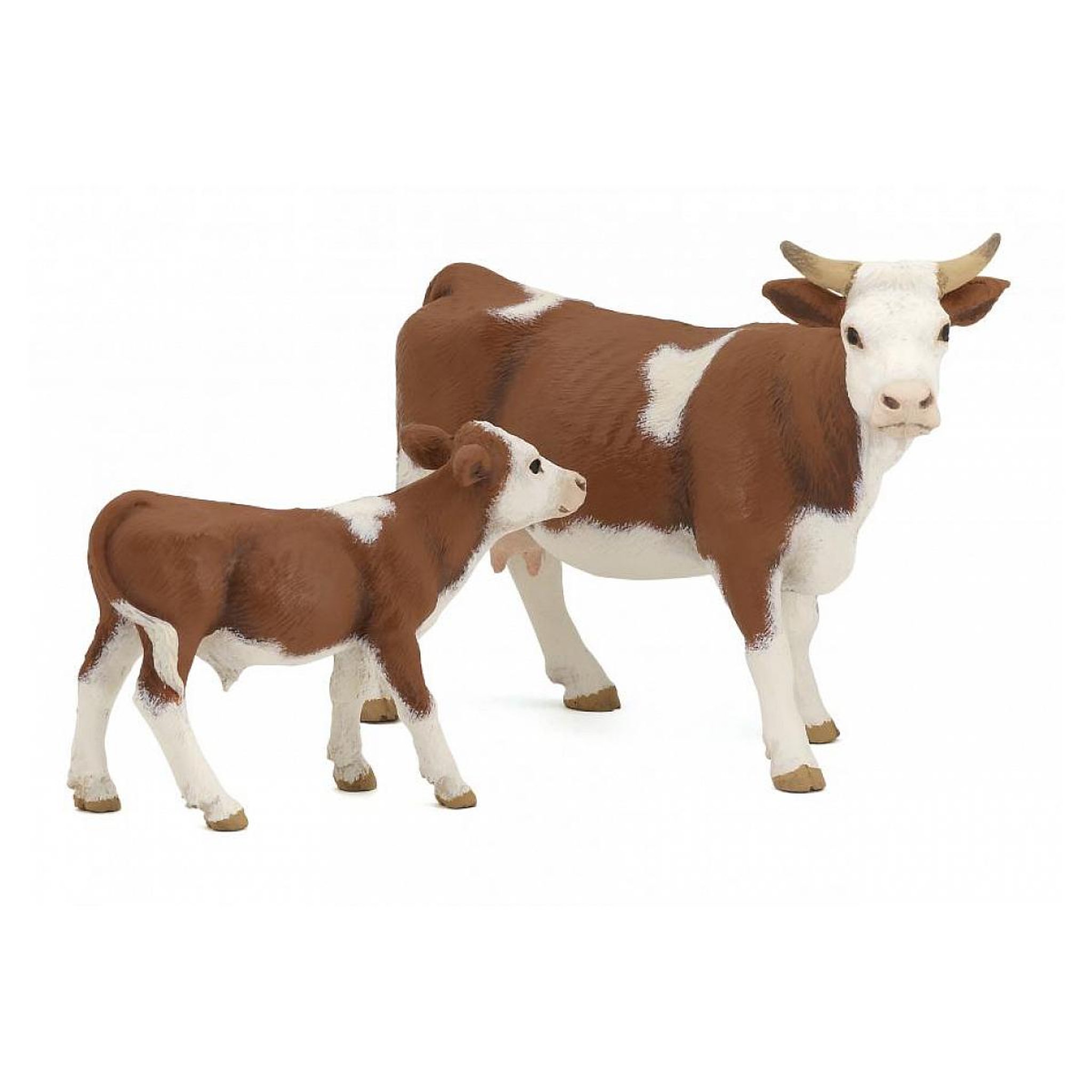 Voir la diapositive 2 : Papo Vache simmental  figurine