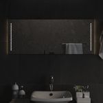 VIDAXL Miroir de salle de bain a LED 40x100 cm