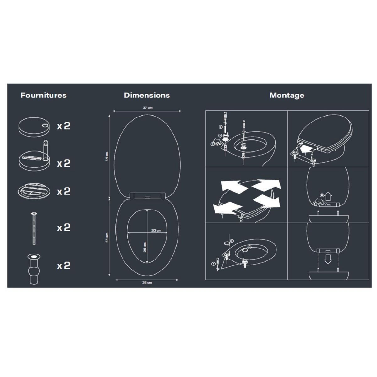 GUY LEVASSEUR Abattant WC Thermodur Feuillage GARDEN