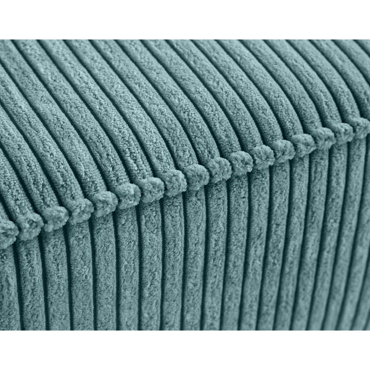 LISA DESIGN Charlie - pouf - pieds hauts - en velours côtelé