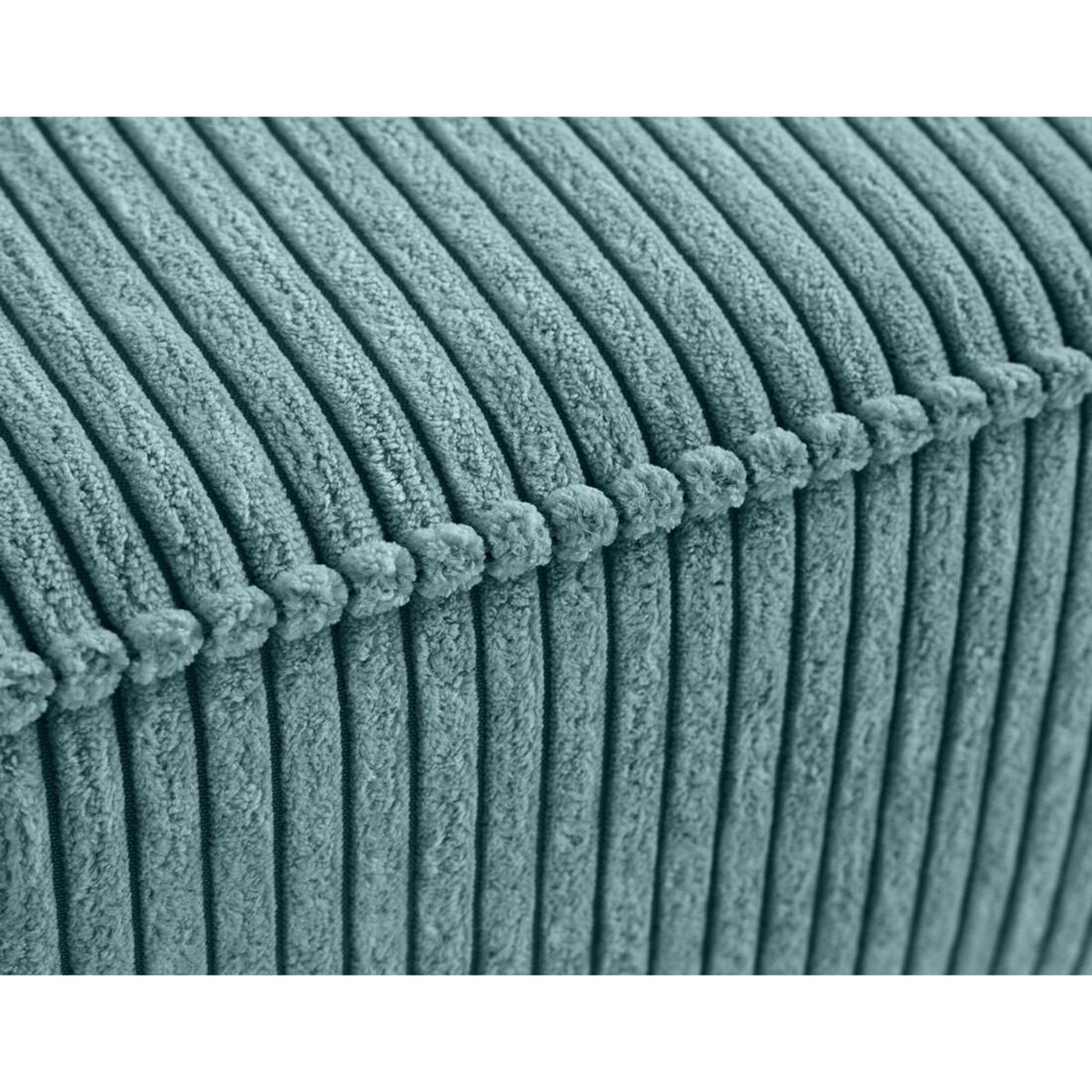 LISA DESIGN Charlie - pouf - pieds hauts - en velours côtelé