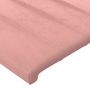 Voir la diapositive 4 : VIDAXL Tete de lit Rose 80x5x78/88 cm Velours
