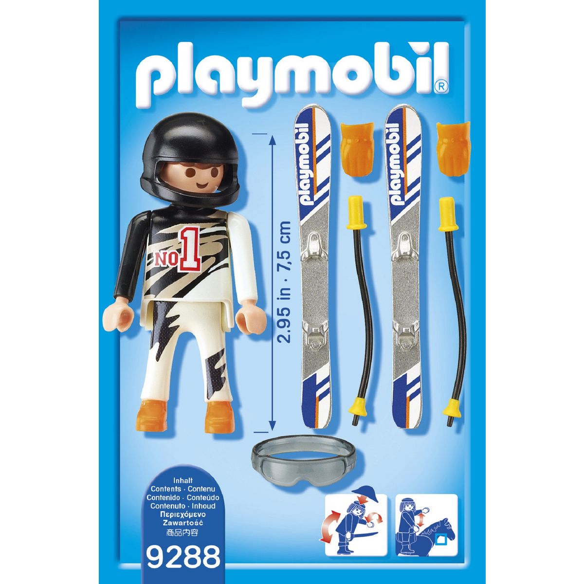 PLAYMOBIL 9288 Skieur alpin 