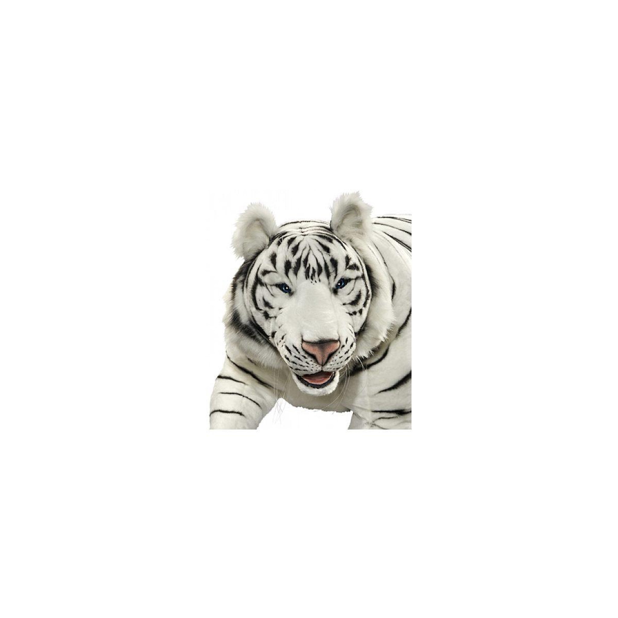 Voir la diapositive 2 : Hansa Hansa peluche geante tigre blanc couche 150 cm l