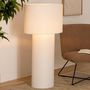 Voir la diapositive 5 : ATMOSPHERA Lampadaire en Tissu  Eira  115cm Blanc