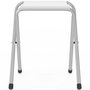 Voir la diapositive 6 : ID MARKET Table de camping pliante réglable en hauteur 160 cm et 6 tabourets blancs