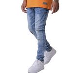Project X Jean Slim  Homme Project X Paris 2090023. Coloris disponibles : Bleu