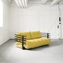 Voir la diapositive 2 : KARUP DESIGN Canapé banquette futon structure noire matelas futon FUNK SOFA