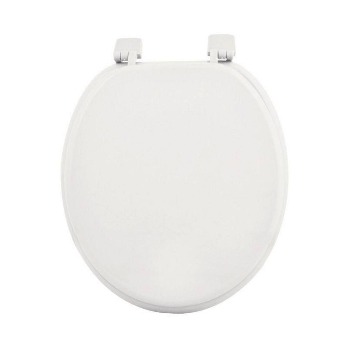 vidaXL Abattant WC avec frein de chute 2 pcs Plastique Blanc