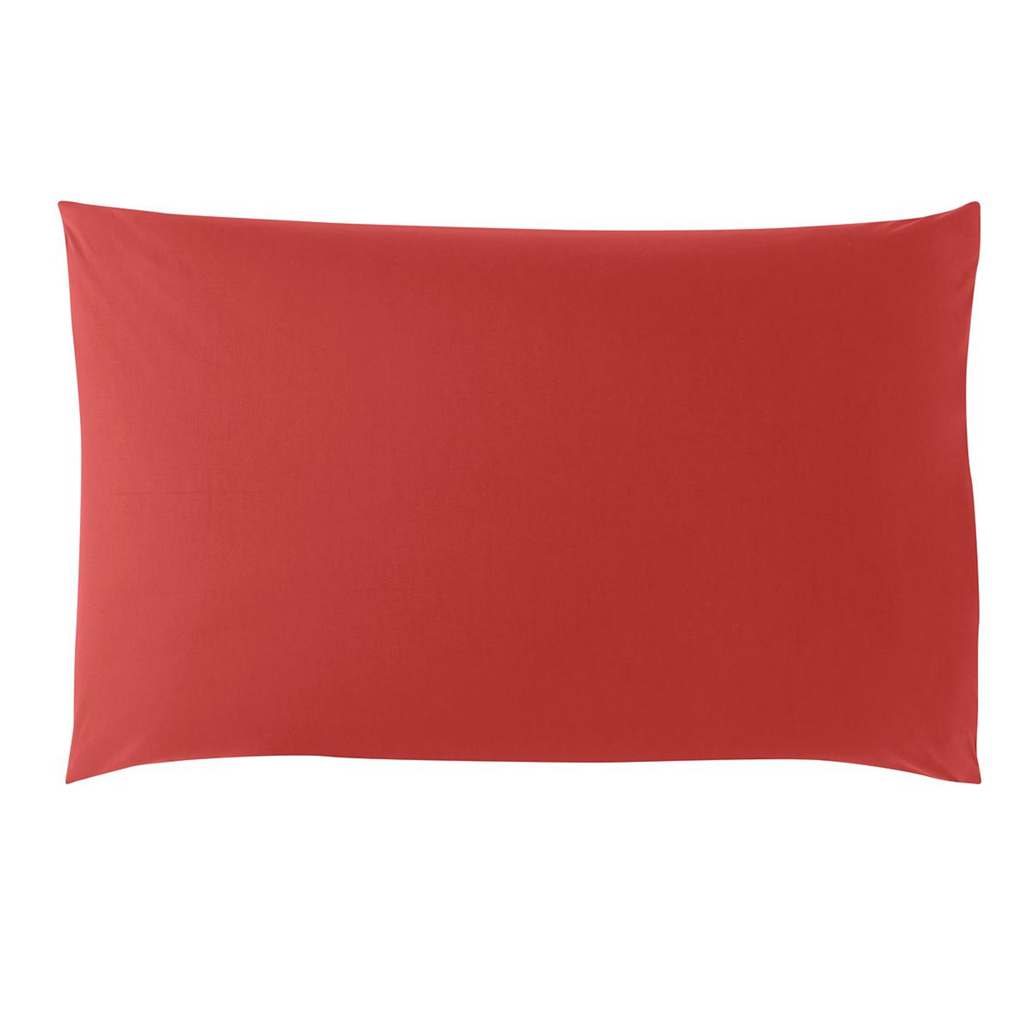 Voir la diapositive 2 : DODO Taie d'oreiller studio coton rouge