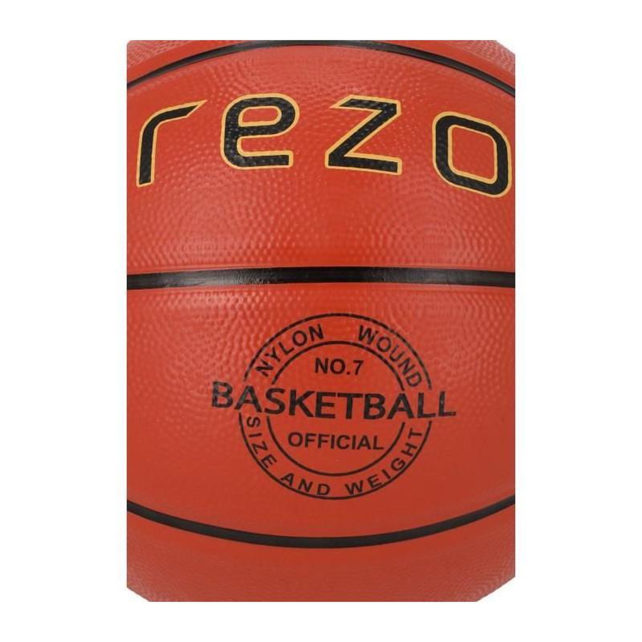 Voir la diapositive 3 : GENERIQUE Ballon de basket - REZO - Caoutchouc - Taille 5 - Marron - Polyvalent