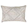 Voir la diapositive 1 : Paris Prix Coussin Design en Cuir  Spark  40x60cm Ivoire & Or
