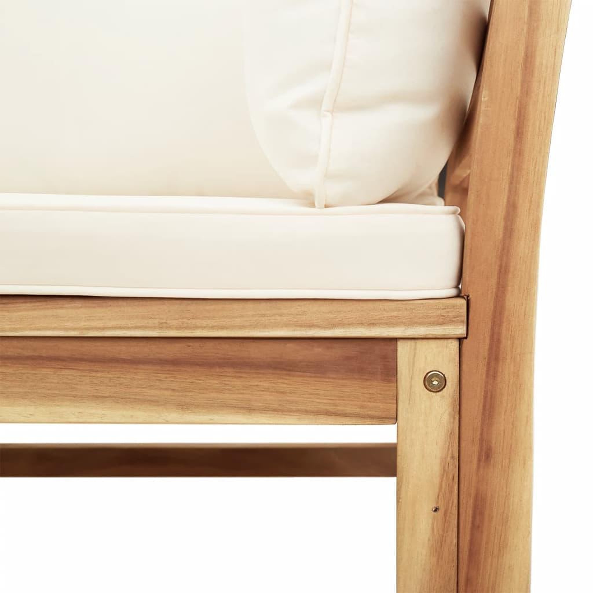 Voir la diapositive 5 : VIDAXL Salon de jardin avec coussins 5 pcs Bois d'acacia solide