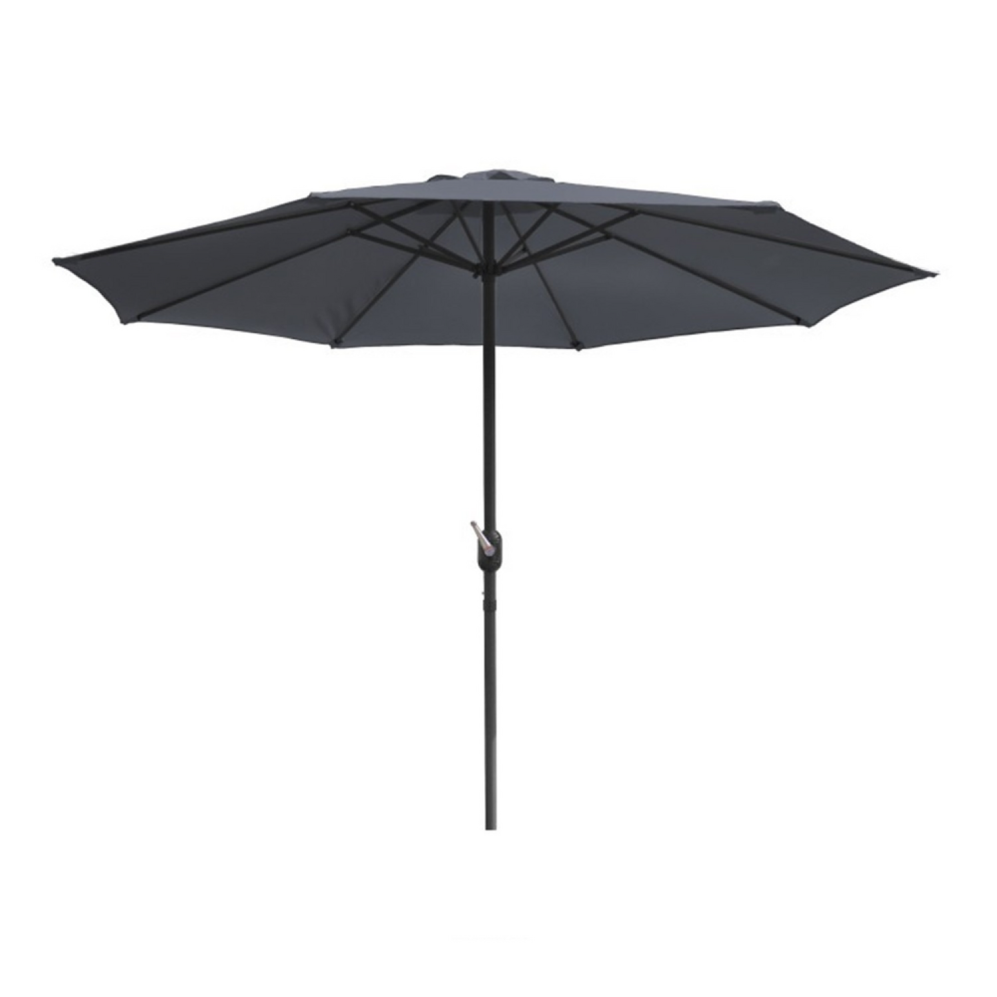 CONCEPT USINE Parasol gris droit rond 27 x 27 m figari