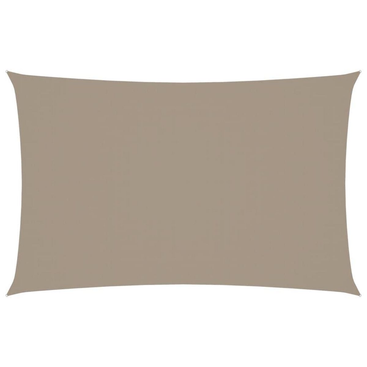 VIDAXL Voile de parasol tissu oxford rectangulaire 2x4,5 m taupe