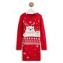 Voir la diapositive 1 : INEXTENSO Robe pull de noël fille 