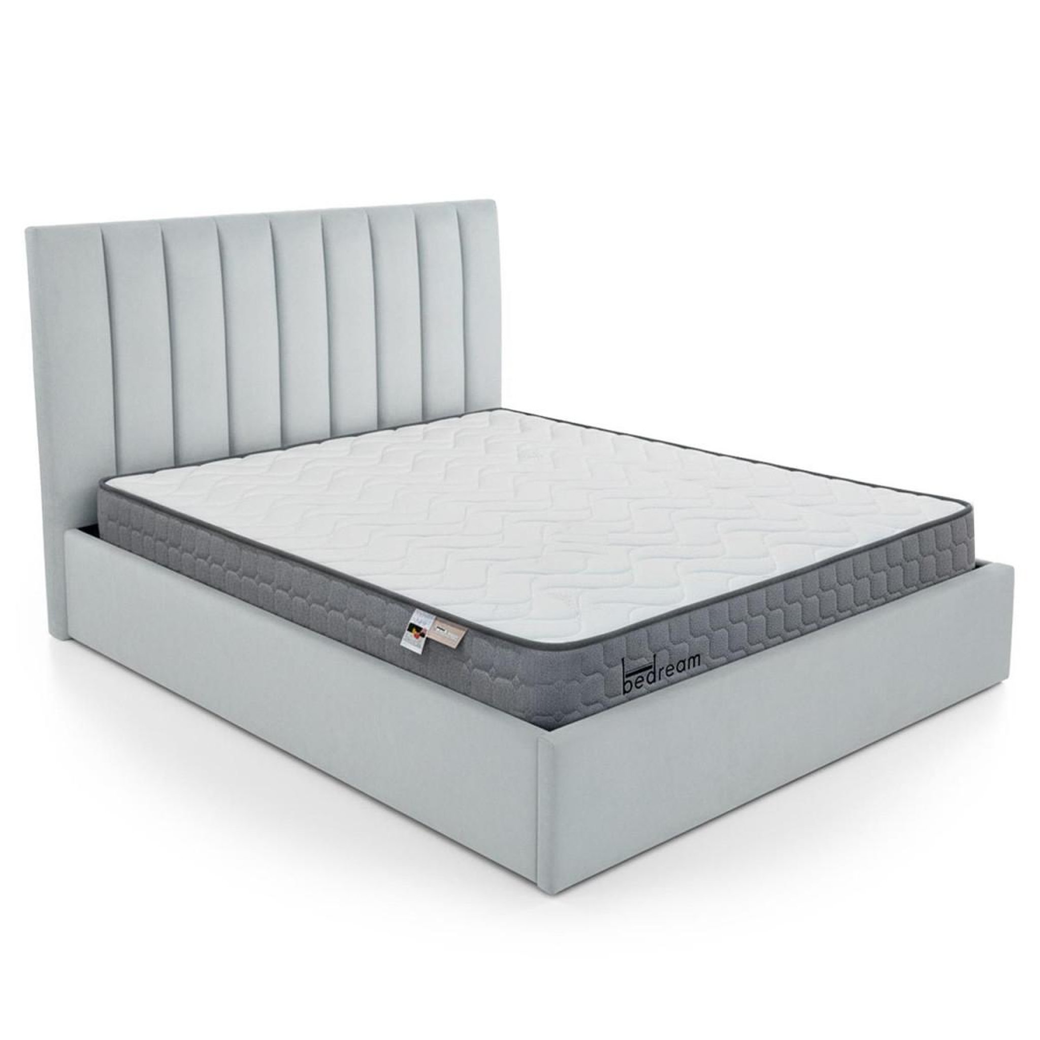 Paris Prix Pack lit coffre & matelas  dream & goodream  160x200cm argent