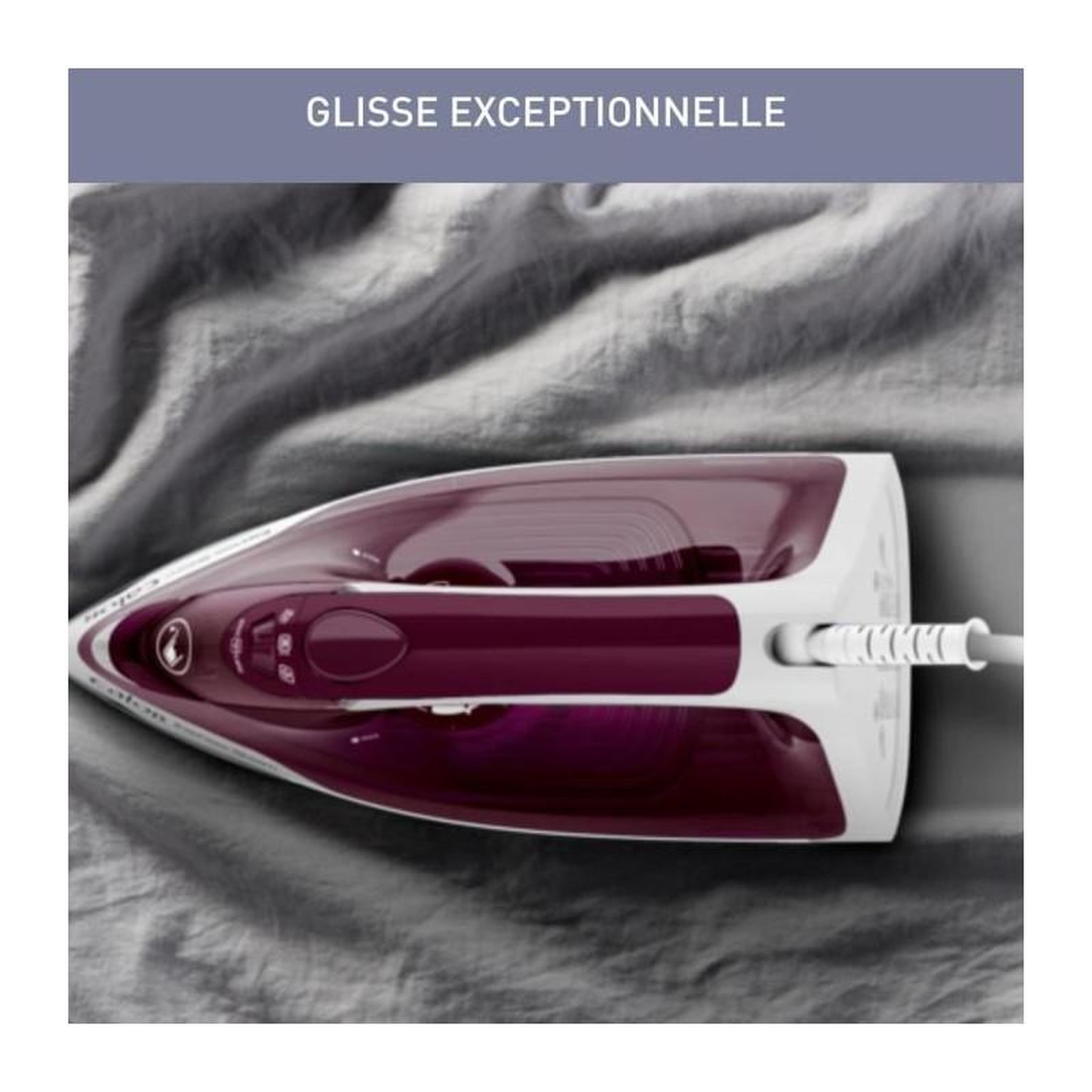 Voir la diapositive 5 : CALOR CALOR FV2835C0 Fer a repasser, Débit vapeur 35 g/min, Fonction pressing 160 g/min, Semelle céramique, Défroissage vertical