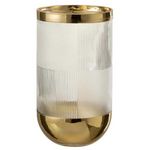 Paris Prix Vase Design  Sucomba  27cm Transparent & Or