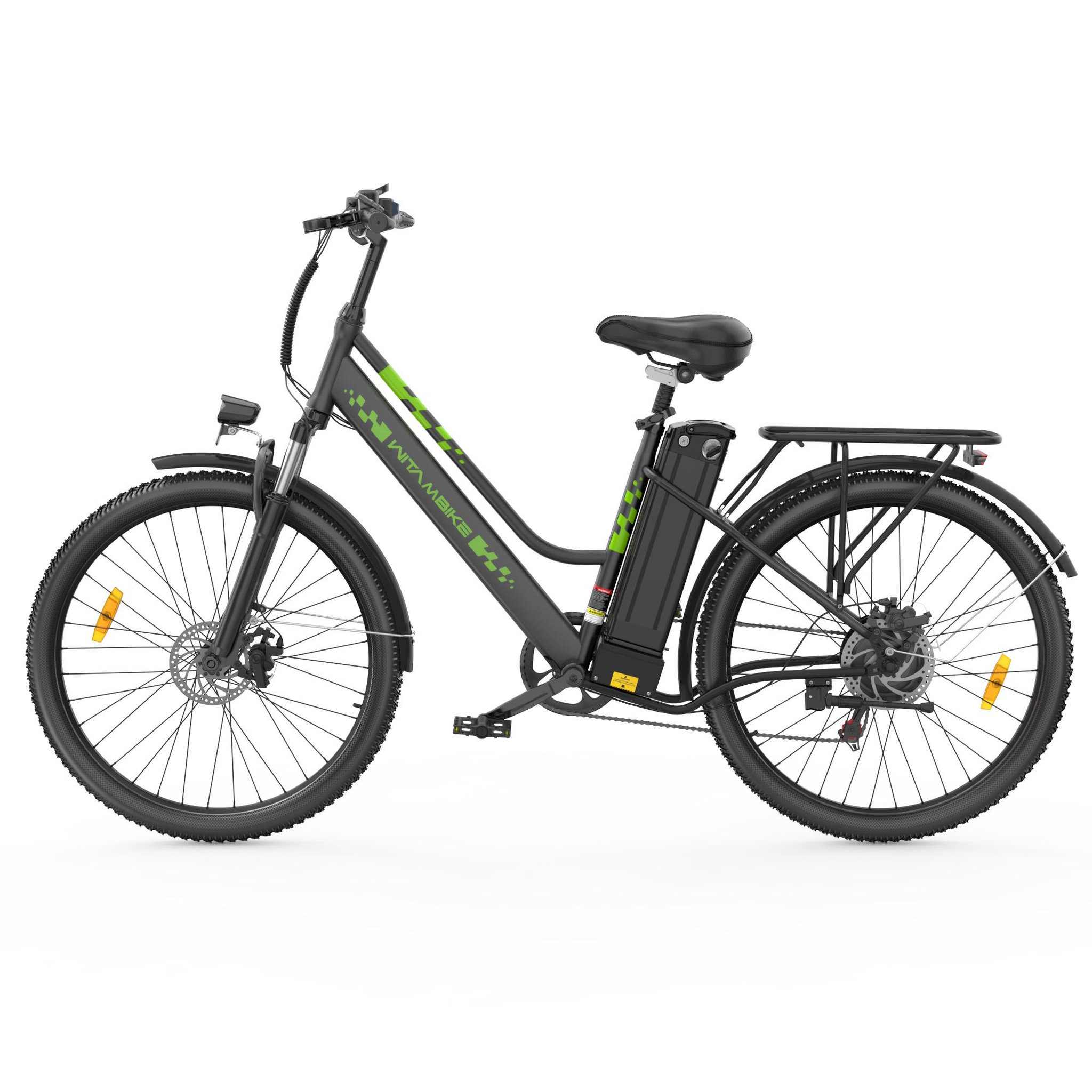 WITAMBIKE Vélo électrique de ville WITAMBIKE C26 PRO 26. Coloris disponibles : Noir, Blanc