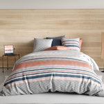 ATELIER DU COTON Housse de couette 240x220 CHAKRA + 2 taies coton 57 fils