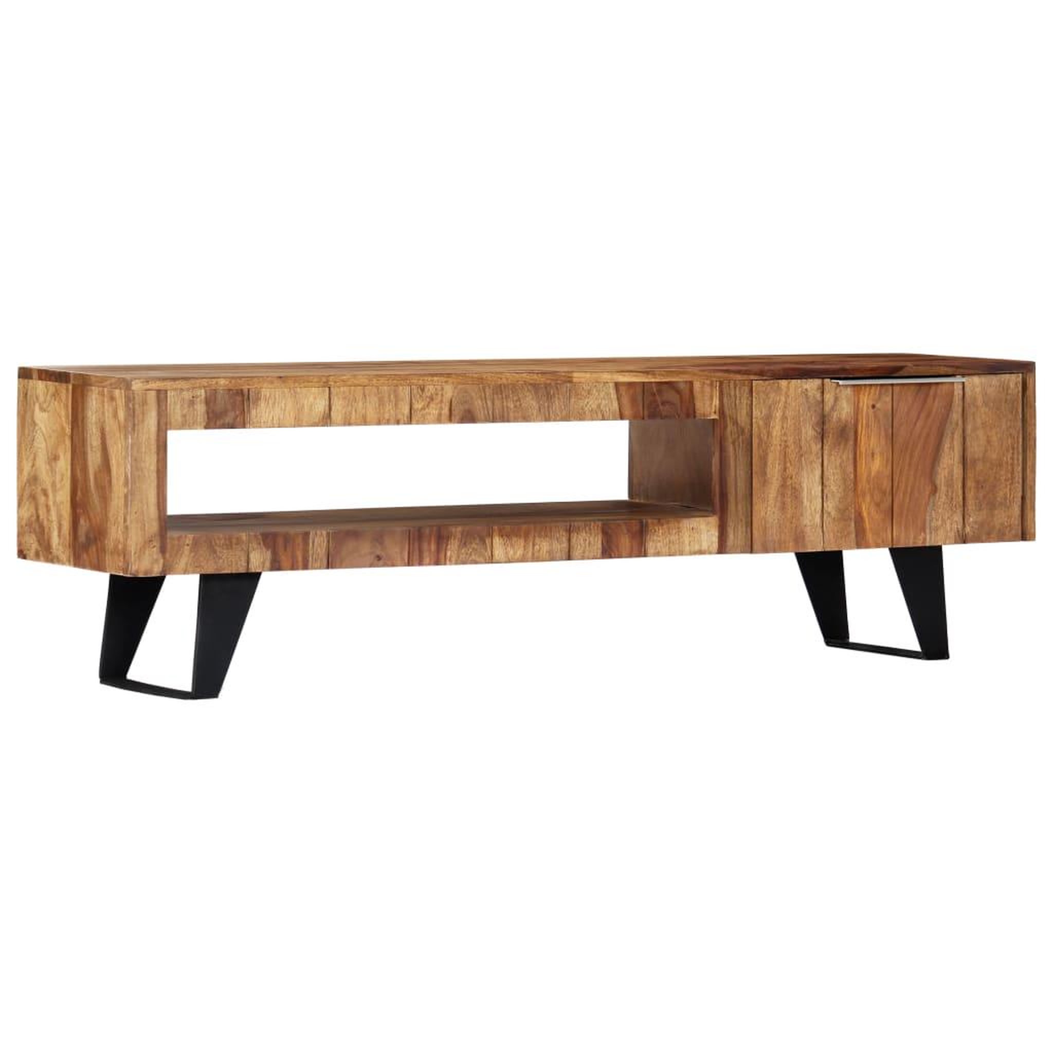 VIDAXL Meuble tv 140x30x40 cm bois massif