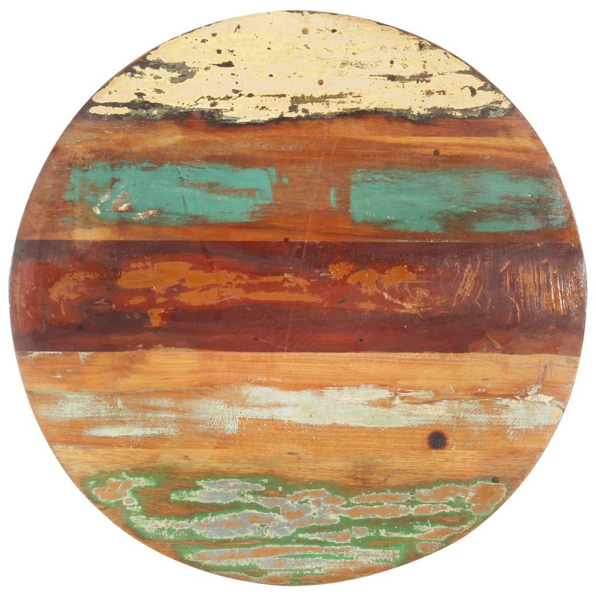 Voir la diapositive 3 : VIDAXL Dessus de table rond 40 cm 25-27 mm Bois de recuperation solide