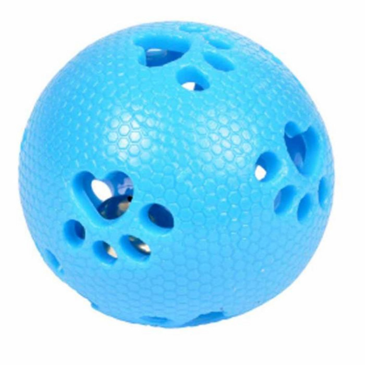 Paris Prix Jouet pour Chat  Balle avec Grelot  7 cm Bleu