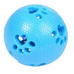 Paris Prix Jouet pour Chat  Balle avec Grelot  7 cm Bleu
