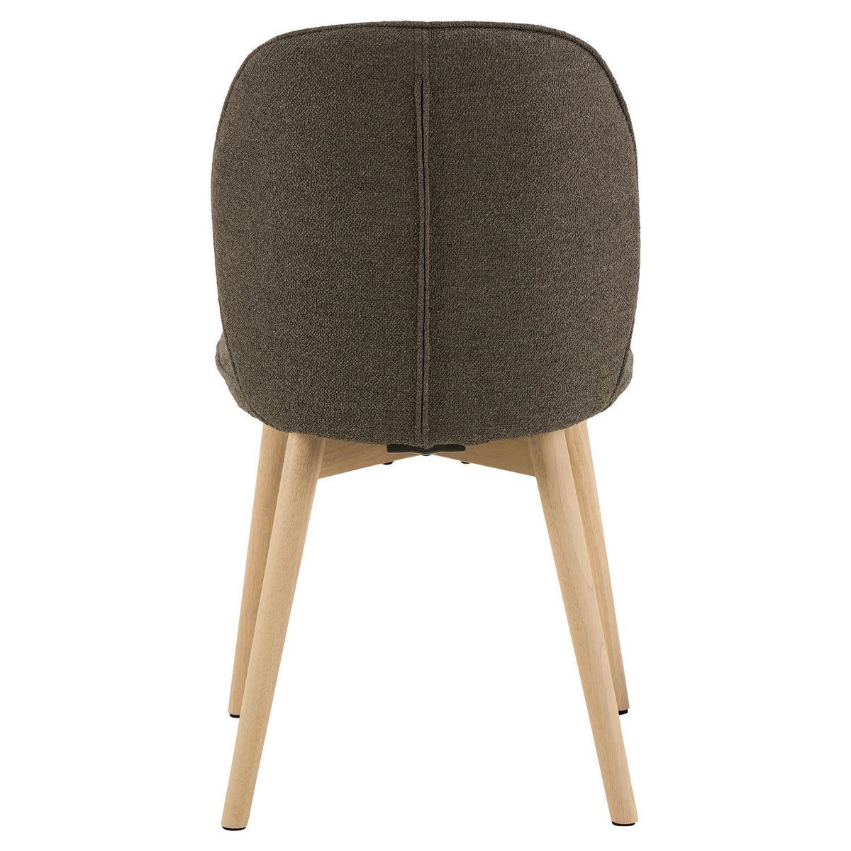 TOILINUX Lot de 2 chaises LOUISE - Taupe