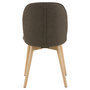 Voir la diapositive 6 : TOILINUX Lot de 2 chaises LOUISE - Taupe