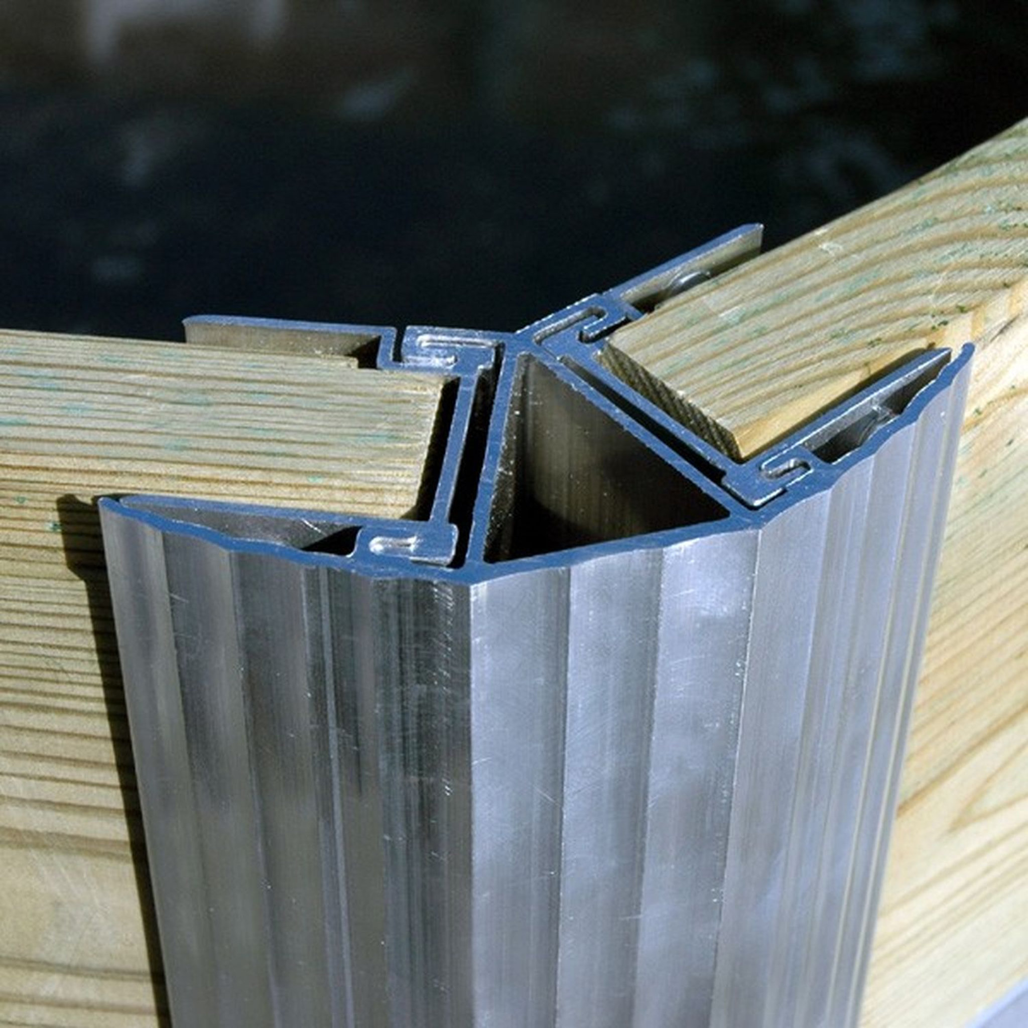 Voir la diapositive 2 : WATERCLIP Piscine bois longitudinal 495x315x129 ST BERNARD