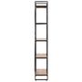 Voir la diapositive 3 : VIDAXL Bibliotheque a 5 niveaux 60x30x180 cm Bois d'acacia solide