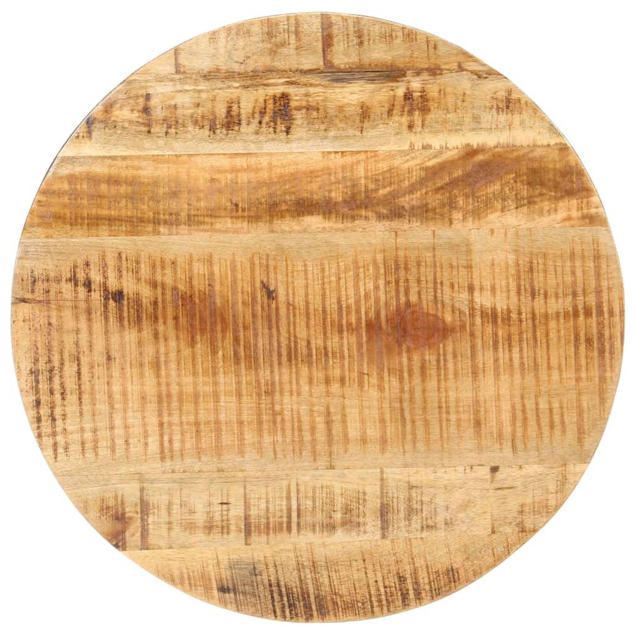 Voir la diapositive 4 : VIDAXL Table basse Ø68x43 cm Bois de manguier brut