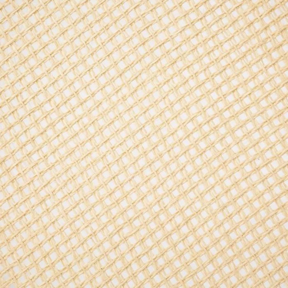 SECRET DE GOURMET Set de Table Rond en Jute  Rivi  38cm Blanc