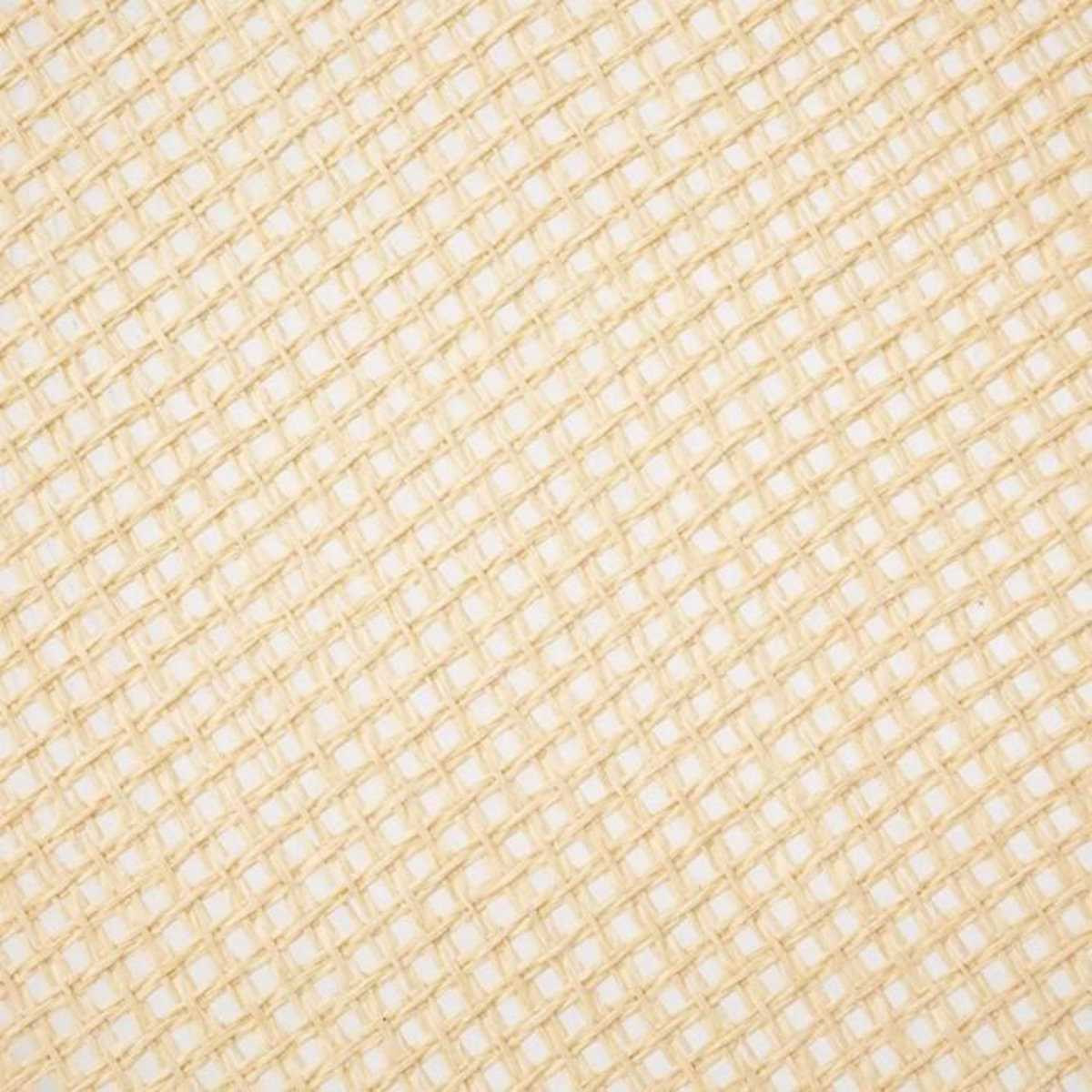 SECRET DE GOURMET Set de Table Rond en Jute  Rivi  38cm Blanc