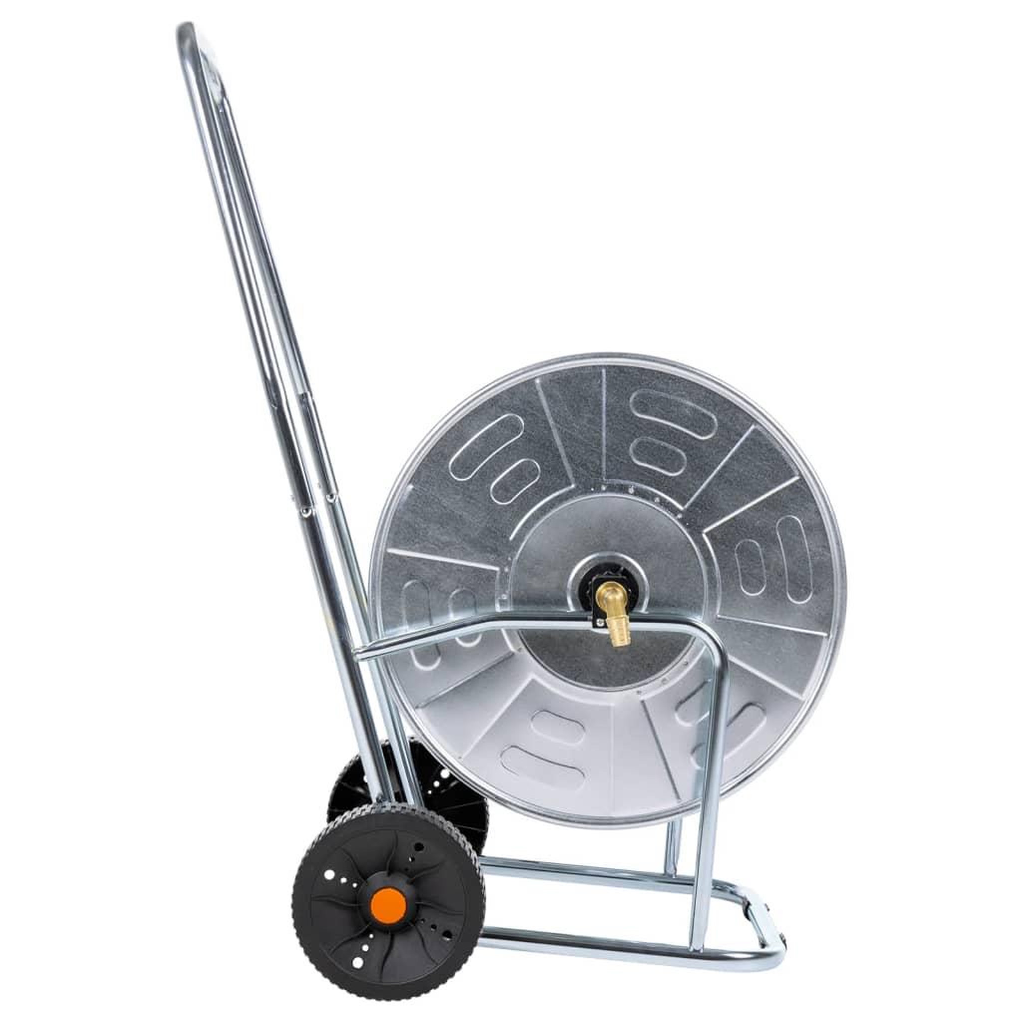 Voir la diapositive 4 : VIDAXL Chariot d'enrouleur pour tuyau de 80 m 3/4  acier