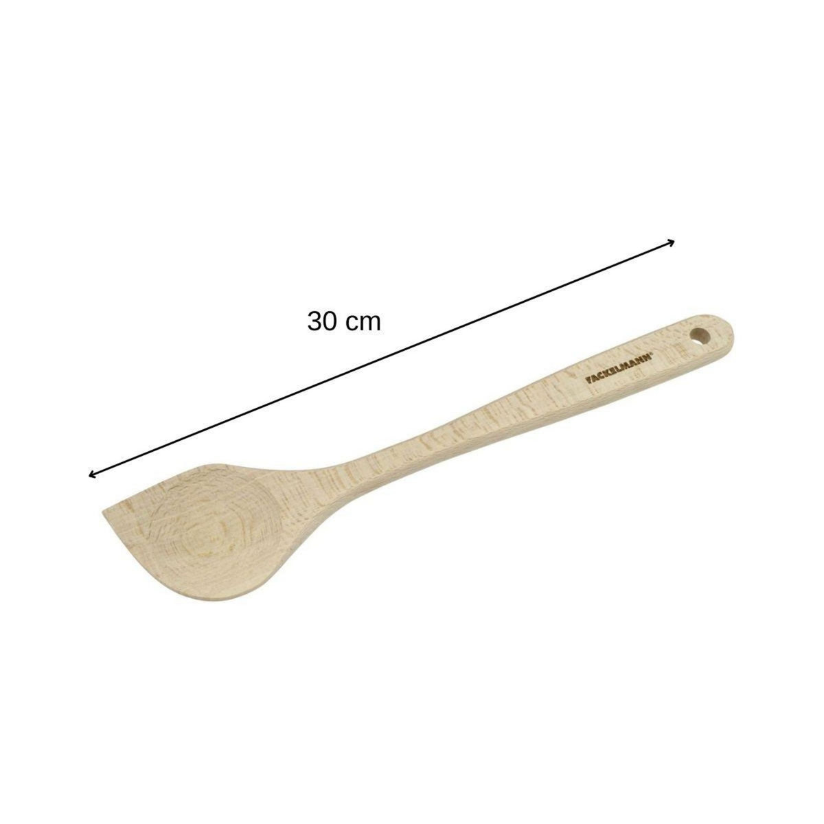 Fackelmann Lot de 3 cuillères en bois 30 cm Fackelmann Nature