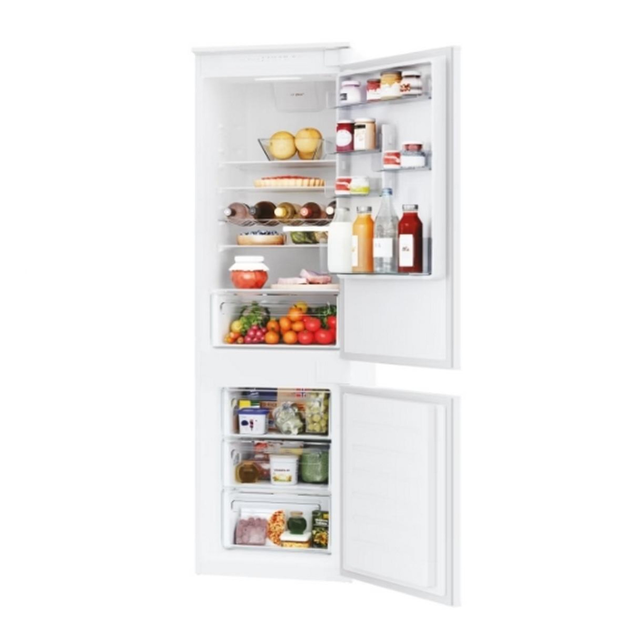 Voir la diapositive 5 : Candy Réfrigérateur combiné encastrable à glissières 268l - cnbql3518ev