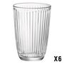 Voir la diapositive 1 : BORMIOLI ROCCO Set de 6 verres à eau LINE LONG 39 cl